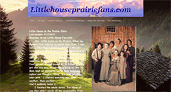 Desktop Screenshot of littlehouseprairiefans.com